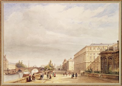 ルカイドルセー、1839年（紙にペンでインクを塗って洗う） 作： Francois Etienne Villeret